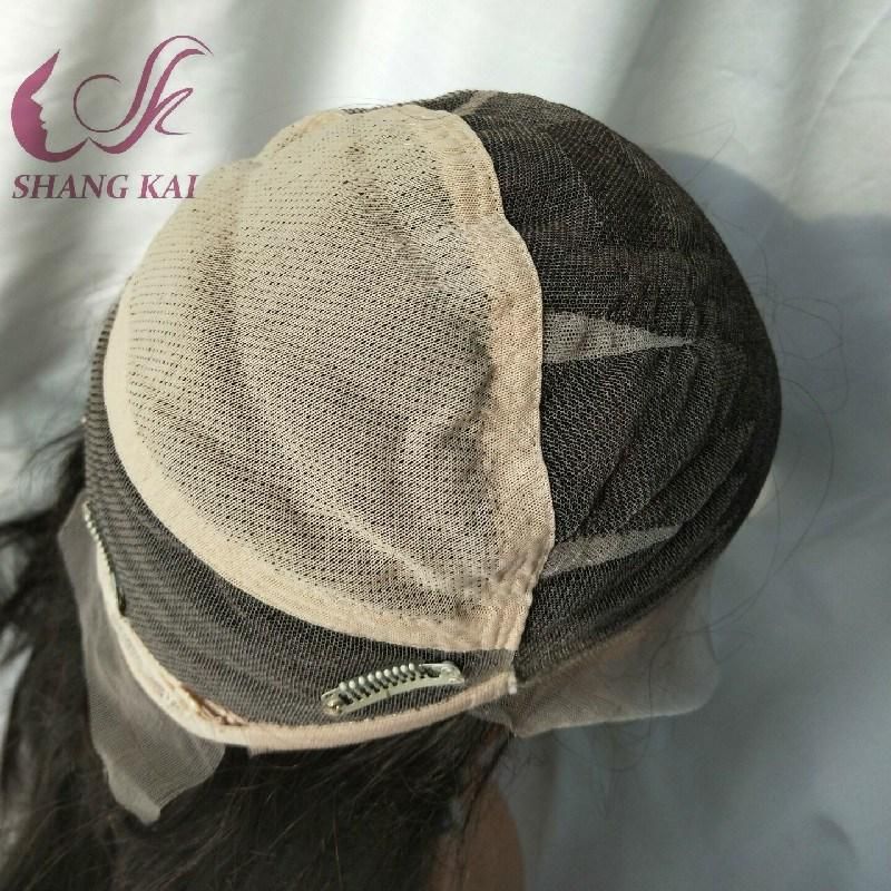 Full Lace Wig Breathable Lace Real Human Hair Wig Virgin Brazilian with Baby Hair