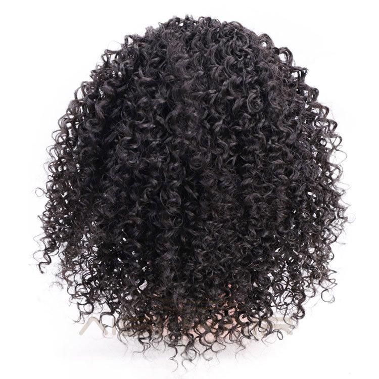 Synthetic Hair Ponytail Afro Kinky Curly Drawstring Hair Extension Wholesale Human Hair