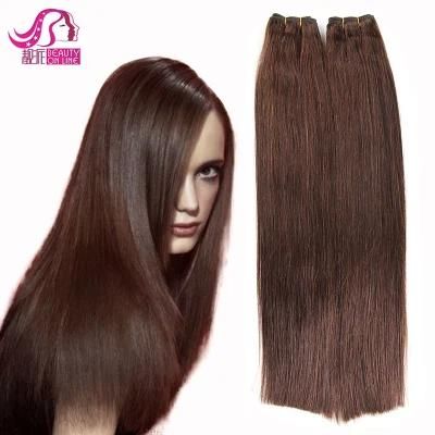 100% Russian Human Hair Weft Double Drawn Weft Hair Extensions