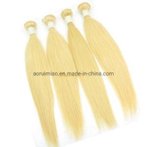 100% Remy Hair Extension Weft 30inch Straight Blond Russian Human Hair Product