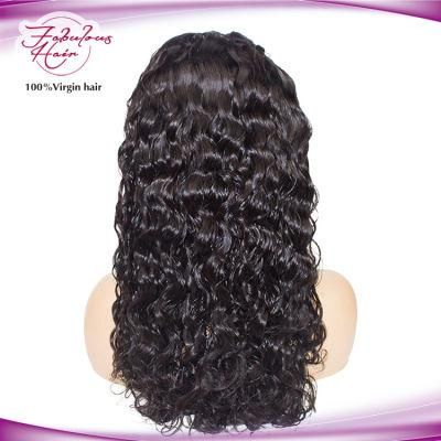 Indian Natural Wave 13*4 Lace Frontal Human Virgin Hair Wigs