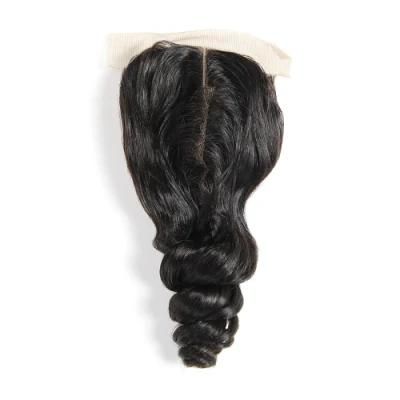 Raw Brazilian Hair Loose Wave Human Hair Bundles with Frontal