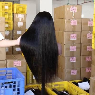 Transparent HD Lace Frontal Wig, 13X6 Lace Front Human Hair Wigs with Baby Hair, Transparent Lace Front Wigs for Black Women