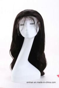 Evermagic High Quality Hot Selling 1b# 130% Density Human Full Lace Body Wave Hair Wig
