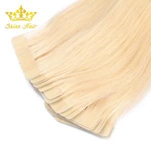 100% Virgin Human Hair Blond Extension with Tape in Hair Extension