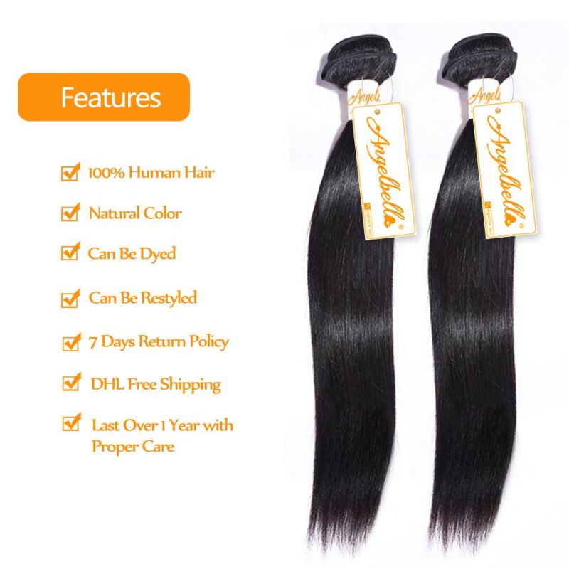 Angelbella Raw Mink Brazilian Cheap Price Remy Hair Natural Black Hair Bundles