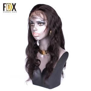 Cuticle Aligned Brazilian Wholesale Virgin Half Lace Wig Hair