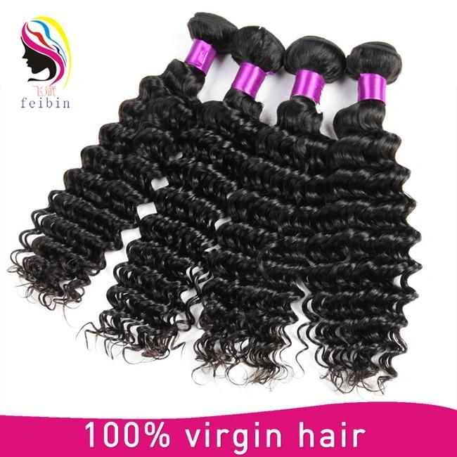 Wholesale 8-30 Inch Natural Color Deep Wave Brazilian Human Hair Bundles
