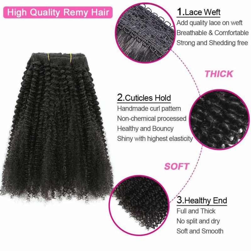 Kbeth Human Hair Extension Extekinky Curly for American Hot Beauty Peruvian Satin Hair Extensions 10A Cut From Countryside Girls Brazilian Virgin Hair