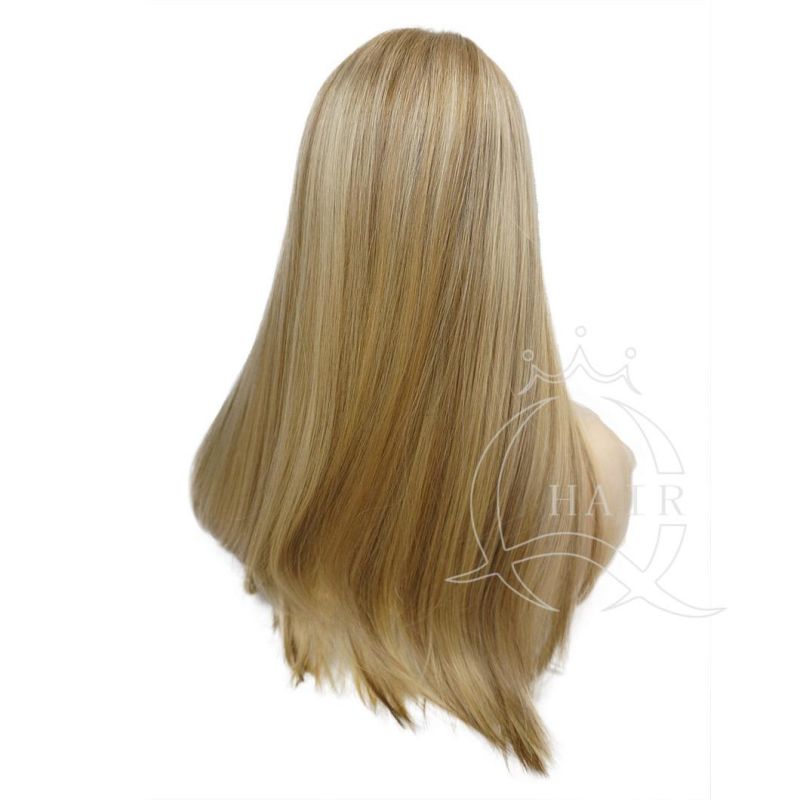 Dark Root Blonde Color China Wholesale Human Hair Wig Unprocessed Natural European Hair Wigs