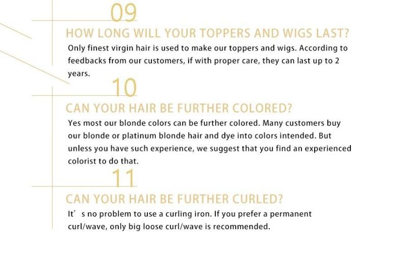 100% Human Hair Natural Looking Hair Extensions for Hair Loss People