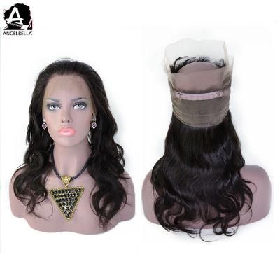 Angelbella Wholesales 360 Round Frontal 100% Brazilian Virgin Human Hair Closure Frontal