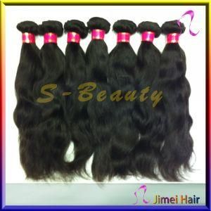 Natural Color Brazilian Natural Wave Hair Weft, 100% Virgin Hair