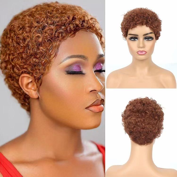 Wholesale Price Short Wigs for Black Women Pixie Cut Short No Lace Wig