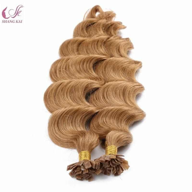 Remy Hair Extension Factory Wholesale Price Various Color Flat Tip Hair Extension Virgin Hair