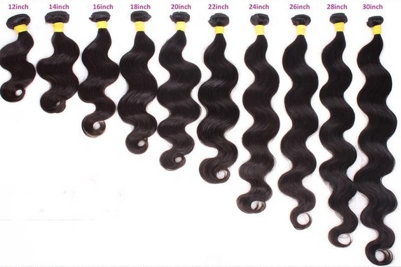 Wholesale Mink Hair Natural Black Brazilian Virgin Hair Body Wave