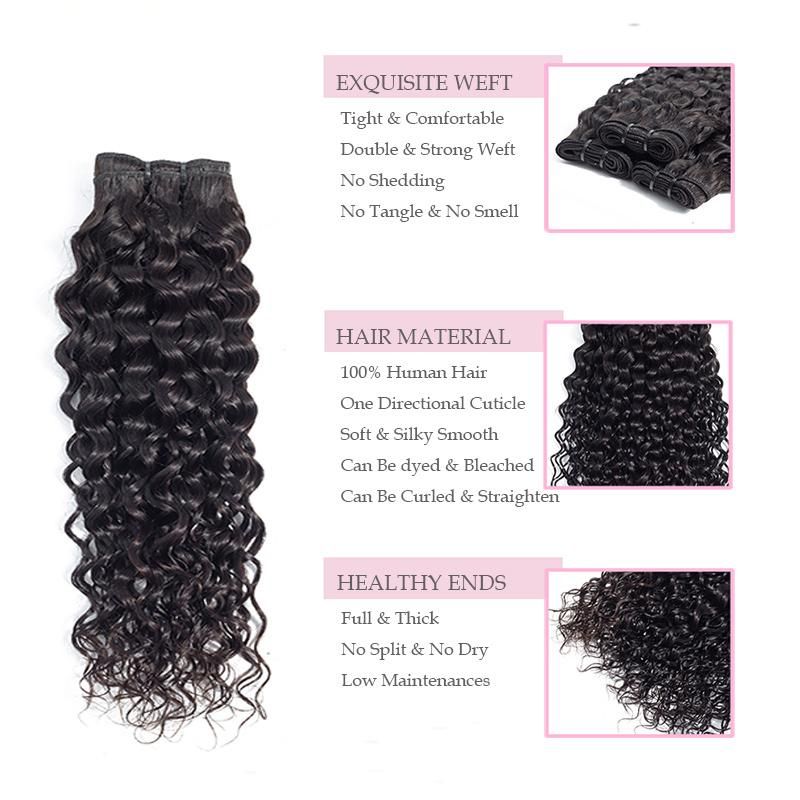 Luxuve Beauty Virgin Cuticle Mink Brazilian Hair Weaves, Short Ltaly Curly Human Hair, 10A Hair Bundles Wholesale