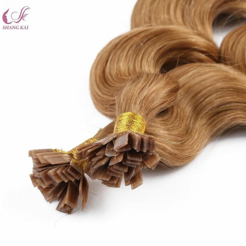 Vietnamese Remy Human Flat Tip Hair Extension/Keratin Human Flat Tip Hair