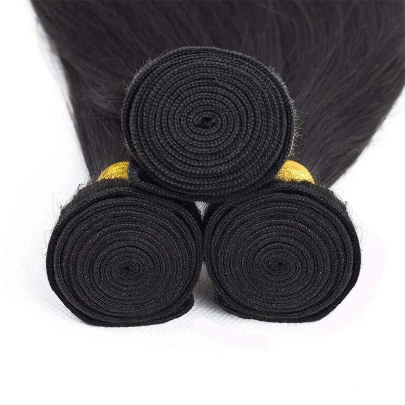Brazilian Straight Hair 4 Bundles 14 16 18 20inches Unprocessed Human Hair