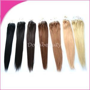 Large Stock Lighter Color Double Drawn Micro-Ring Hair Extension
