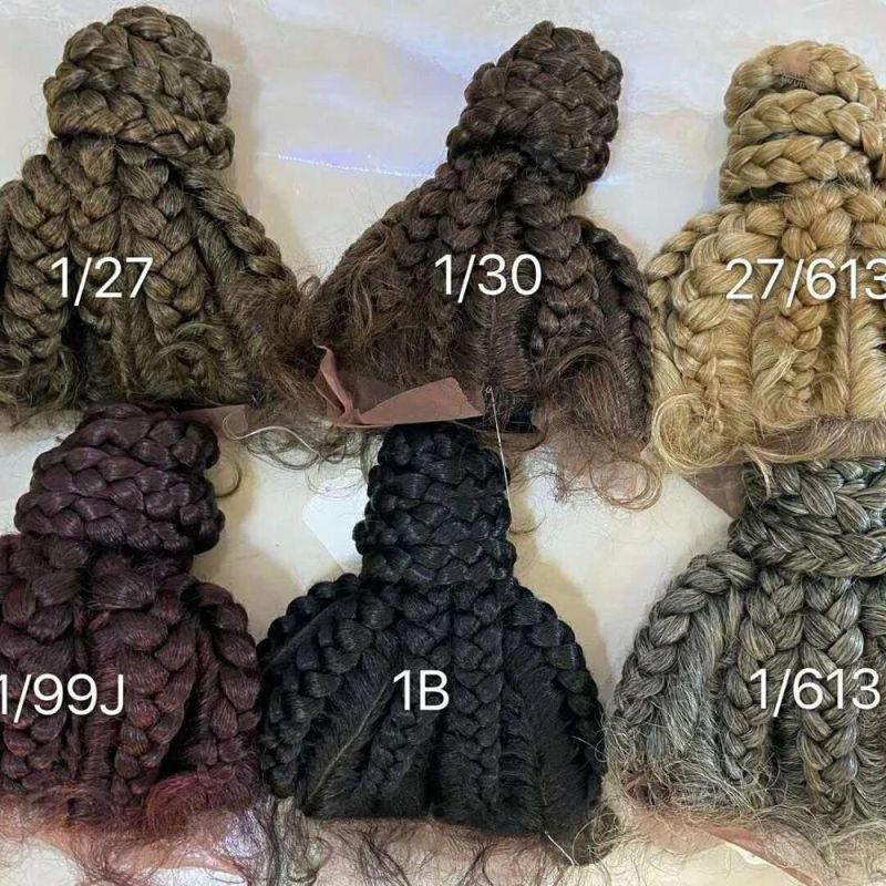 Hot Sell Braided Laces Wigs Front Vendors Braid Wigs for Women