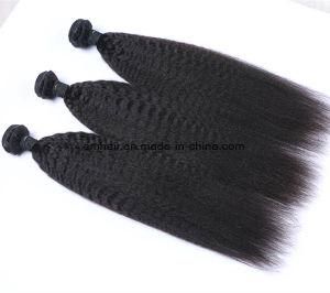 Factory Wholesale 8 Inch to 30 Inch Human Hair Weaving High Quality Kinky Straight Hair Extension