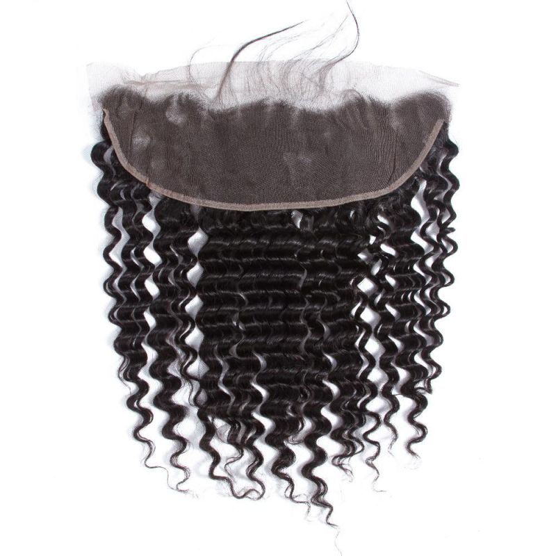 Kbeth Kinky Curly 13*4 Transparent HD Lace 16 Inch Closure Cheap Price Toupees From China Xuchang Factory in Stock
