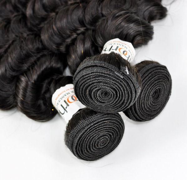 100% Deep Curly 9A Unprocessed Virgin Human Hair Extensions