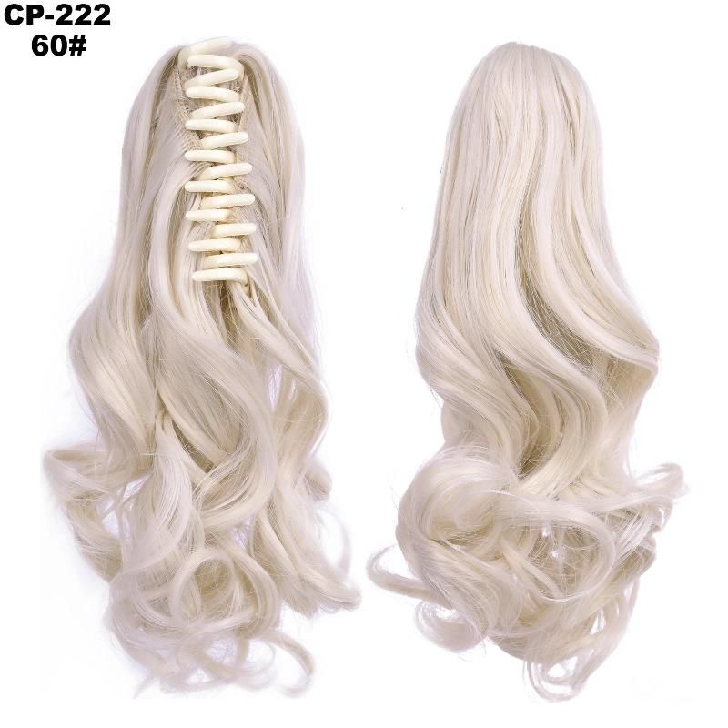 Natural Wave Claw Clip in Ponytail Hairpiece Muti Color