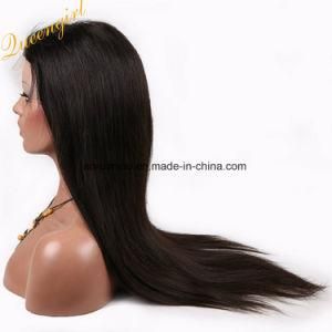 9A Virgin Lace Front Wigs Hair Silk Straight Brazilian Full Lace Wig No Bangs