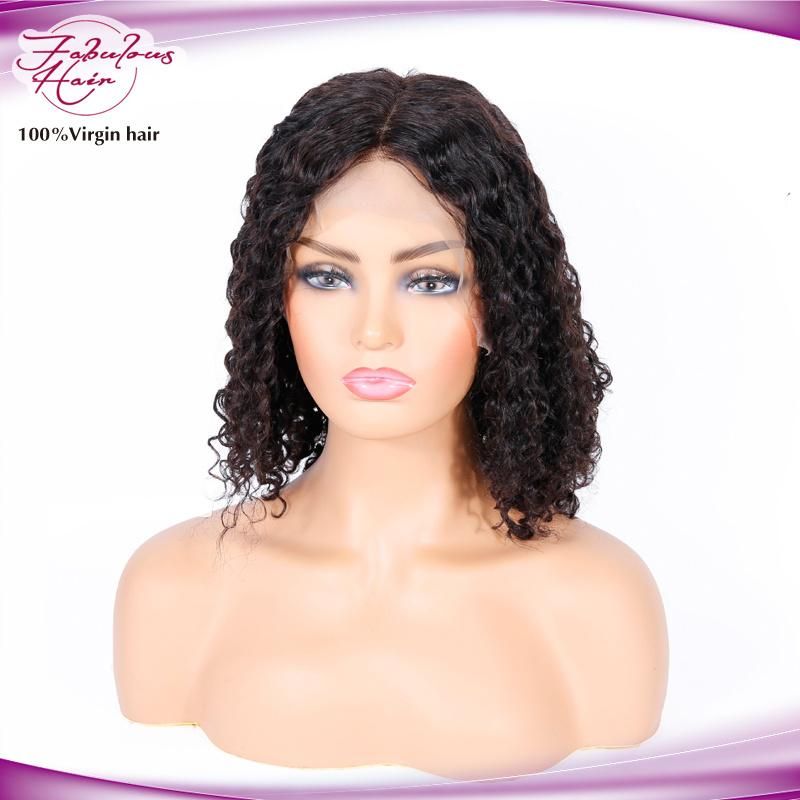 Brazilian Remy Human Hair Lace Front Hair Water Wave Wigs