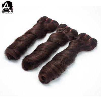 Angelbella 100% Remy Brazilian Human Hair for Dark Wine Red Color Hair Bundles