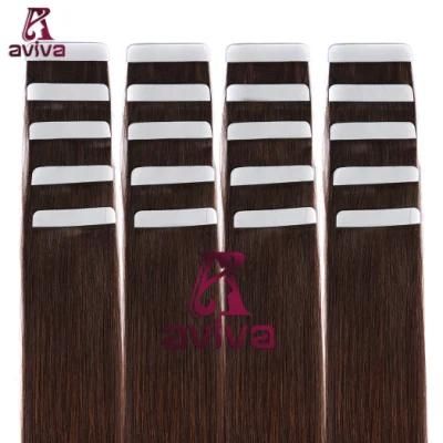 Aviva Seamless Tape Hair Extension Tape in Hair Extension Virgin Hair PU Skin Weft Tape Hair Extension (AV-TP0022-2)