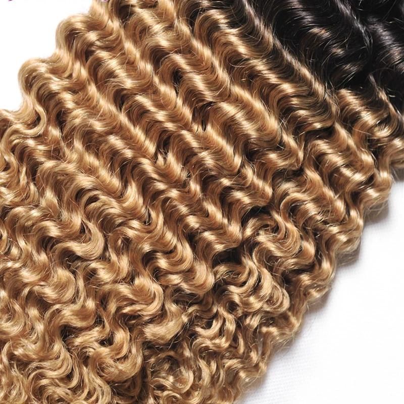 Human Hair Brazilian Hair Weft 1b 27 30 Blonde Deep Brazilian Virgin Hair