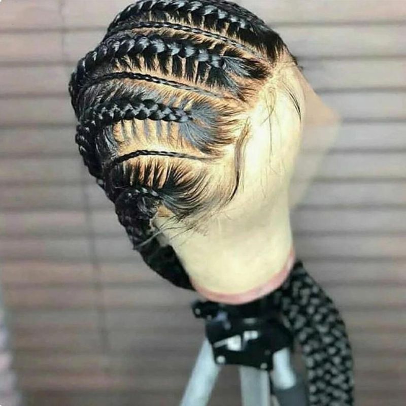 Full Lace Human Hair Wigs Transparent Straight Lace Front Wig 13X6 Lace Front Wigs Brazilian 4X4 Closure Wig Braided Hair for Women