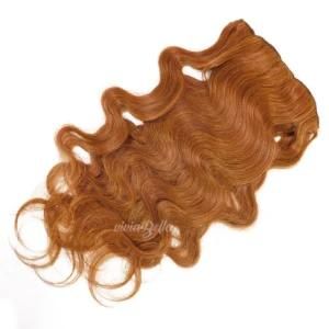 Brazilian Body Wave Copper Red Clip-in 100% Human Hair