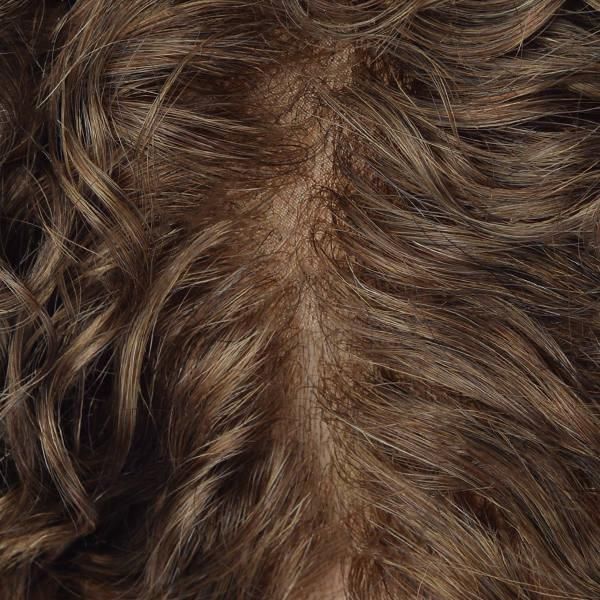 Fine Mono with Clear PU Around Lace Front Brazilian Hair