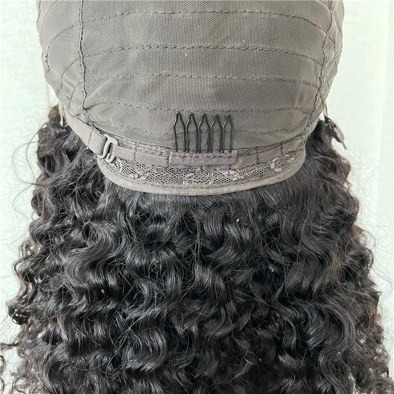 Jerry Curly 4*4 Lace Wig Brazilian Human Hair Wigs for Black Women