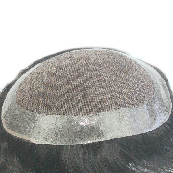 Custom Made Remy Hair Male Toupee