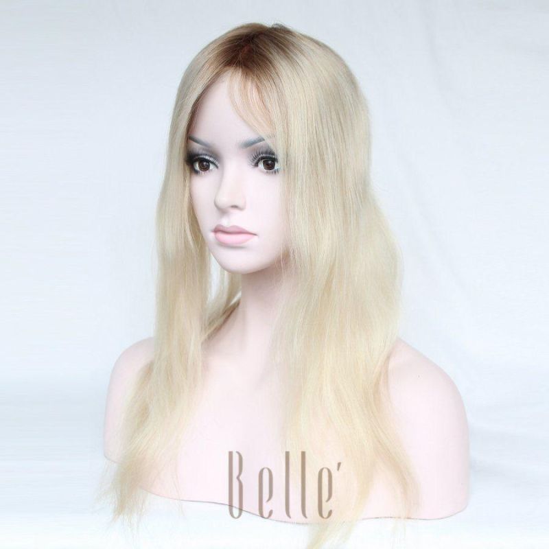100% Virgin Hair Natural Looking Mono Topper