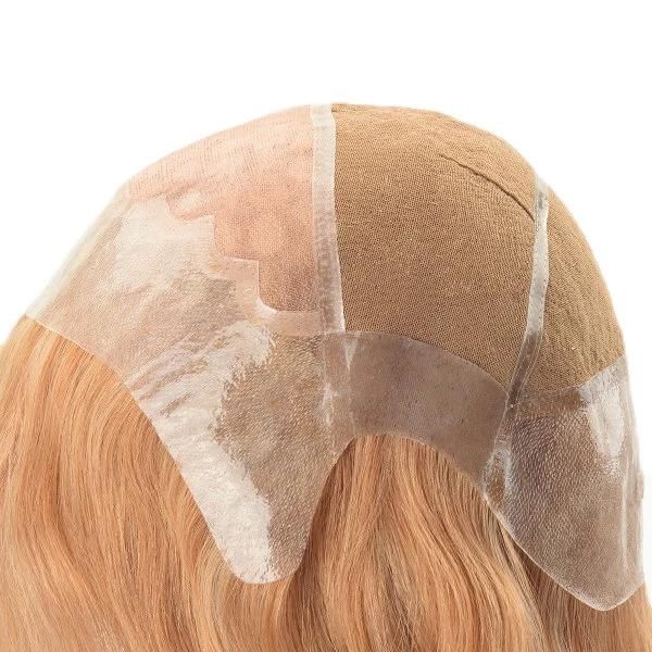 Anti-Slip Silicon Mono Top Human Hair Replacement for Women
