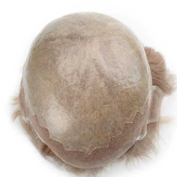 Super Thin Skin V-Looped Women Hair Replacement Systems with Lace Front