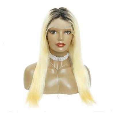 13X6 Blonde Lace Front Wig Brazilian 1b 613 Straight Lace Front Human Hair Wigs for Black Women 180% Ombre Lace Front Wig