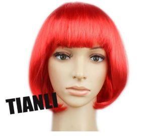 Short Synthetic Fashion Asian Ladys Curly Party Hair Wigs