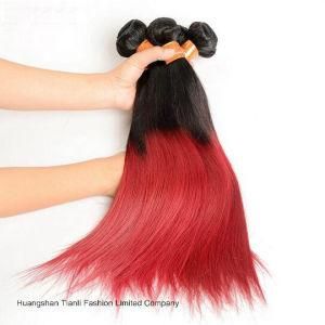 High Quality Ombre Colored Hair Weaves