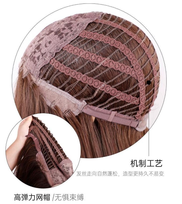 Freeshipping Synthetic Wigs Long Wavy Brown Blonde Ombre Natural Cosplay Hair Wigs for Black Women Middle Part Wig Heat Resistant Dropshipping Wholesale