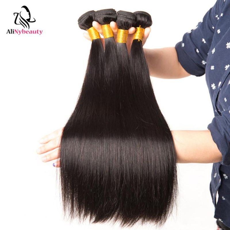 Wholesale Alinybeauty Straight Hair Bundle Raw Brazilian Human Hair Vendor