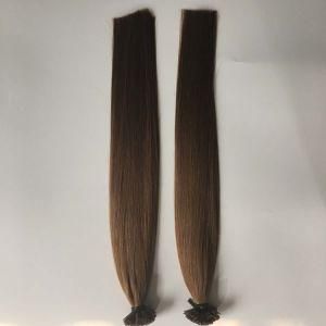 3# Pre Bonded Keratin Flat Nail Tip Brazilian Virgin Remy Human Hair Extensions