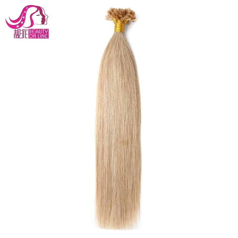 8"-30" Italian Keratin Nail Tip U Tip, Stick Tip, I Tip, Flat Tip Hair Extensions, 100 Indian Remy Human Hair Extension
