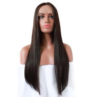 Lace Front Wigs Pre Plucked Brazilian Human Hair Straight Wigs